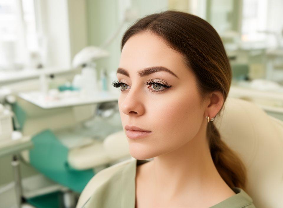 Elegantes Lash-Styling im hellen Zürcher Studio mit ruhiger, luxuriöser Atmosphäre